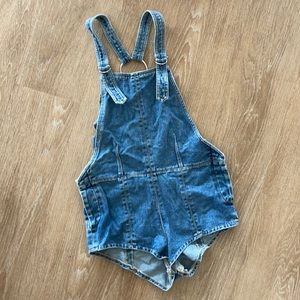 Friend of Mine denim overalls sz S